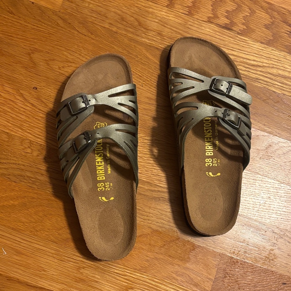 Birkenstock Granada Bronze Sandals LIKE NEW